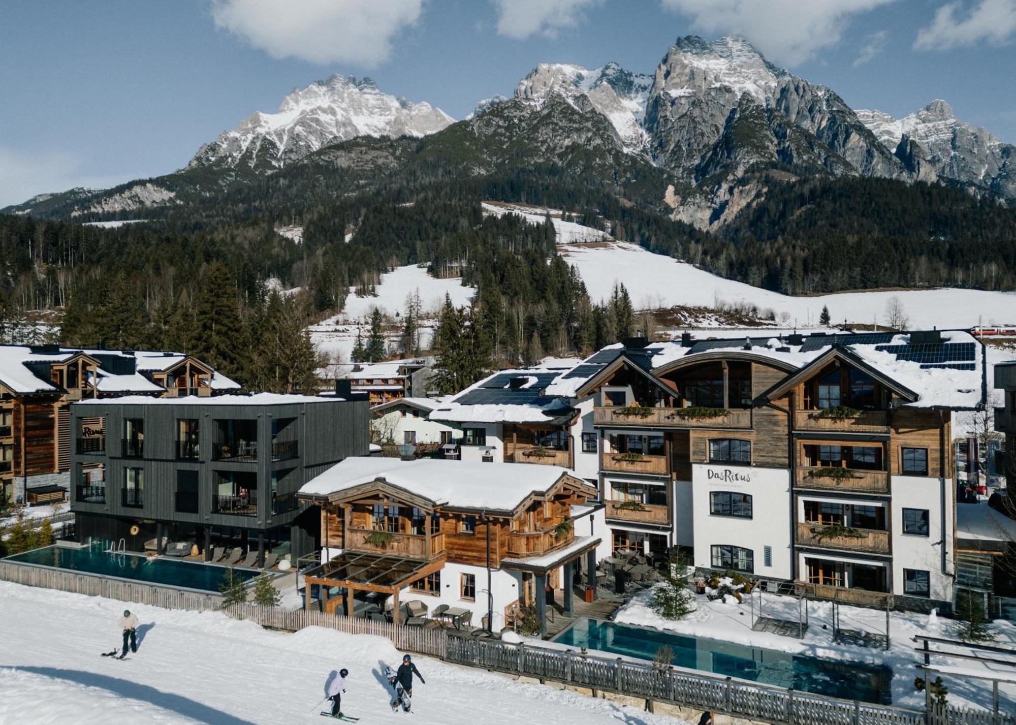 Boutique Hotel Das Rivus Leogang Exterior foto